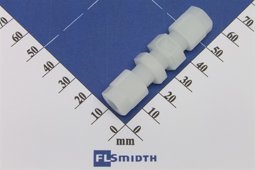 Bulkhead, 6mm, PVDF