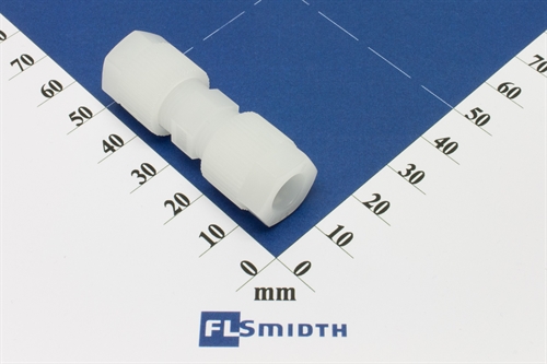 Connector, 8mm, PVDF