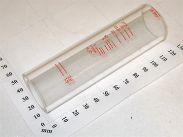 Glas, flowmonitor 27,5 l/min