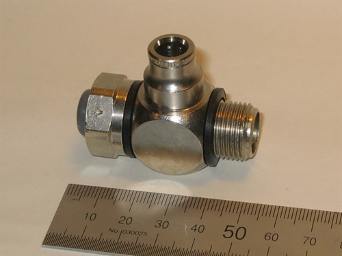 Valve, needle, G3/8"-8mm snap