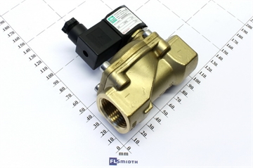 Valve, 2/2,1" Brass NC 24VDC