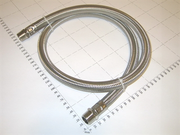 Hose, SS braid, EPDM, 1,2m Ø½"