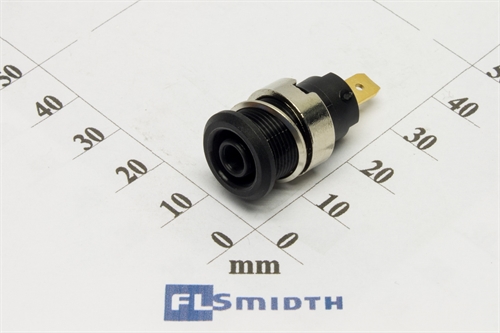 Term, testsocket iso 4mm black