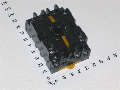 Socket,11 pole,E5CN,DIN mount