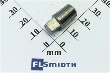 Plug, 1/8", tapered, SS 316